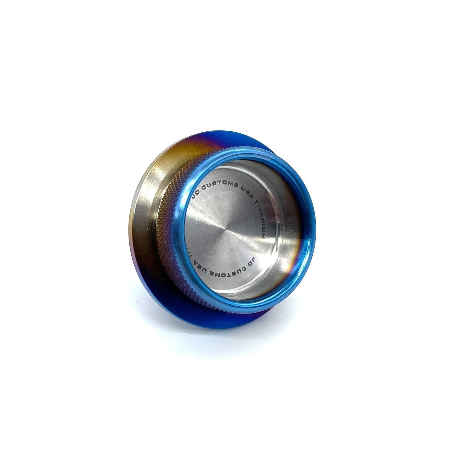 JDC Titanium Oil Cap (R35 GT-R/ Multiple Nissan Applications) - Graveyard Performance