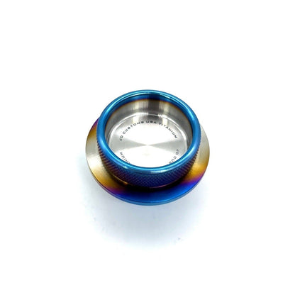 JDC Titanium Oil Cap (R35 GT-R/ Multiple Nissan Applications) - Graveyard Performance