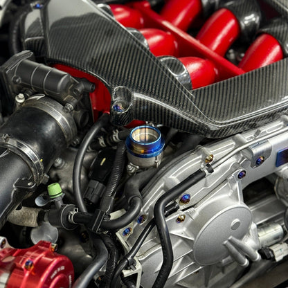 JDC Titanium Oil Cap (R35 GT-R/ Multiple Nissan Applications) - Graveyard Performance
