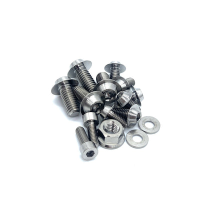 JDC Titanium Power Steering Area Hardware Kit (Evo X) - Graveyard Performance