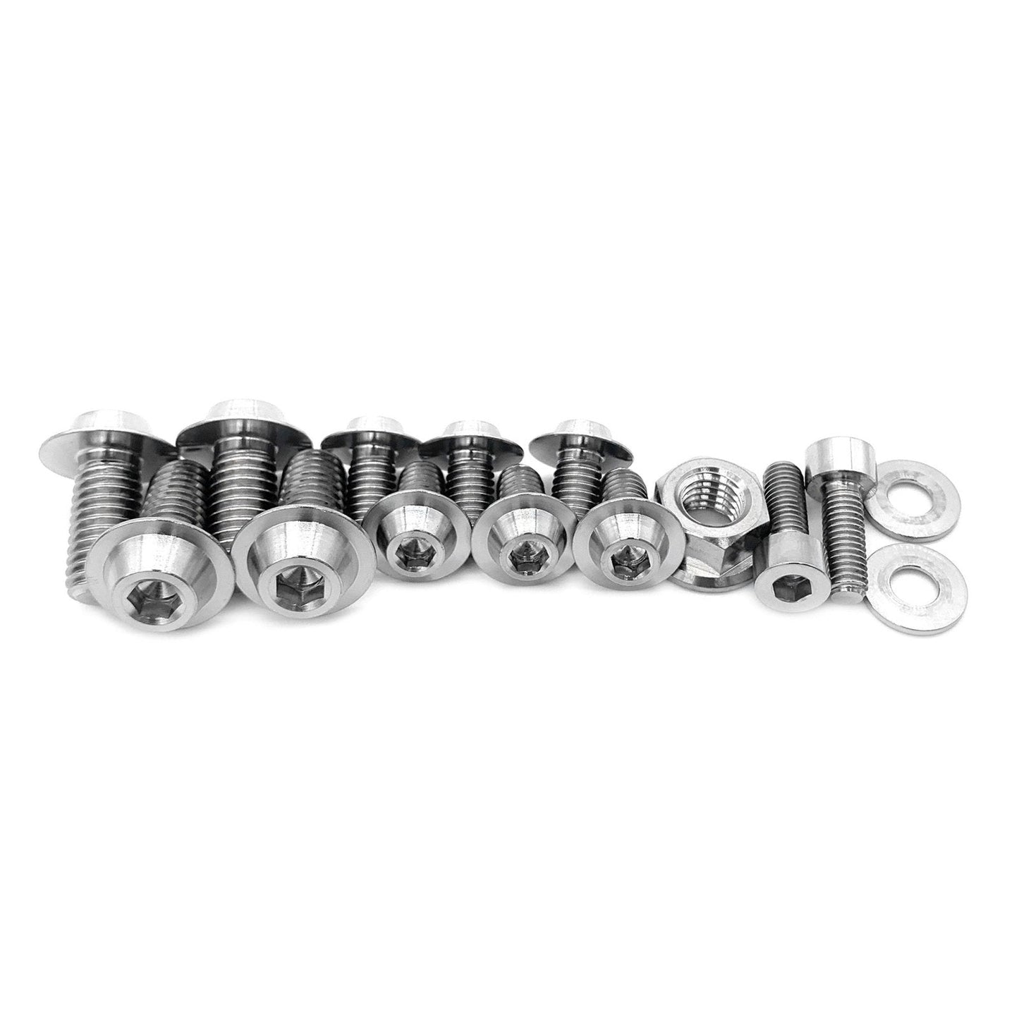 JDC Titanium Power Steering Area Hardware Kit (Evo X) - Graveyard Performance