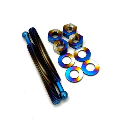 JDC Titanium Quik-Latch QL-38 Replacement Hood Pin Hardware Kit (Universal) - Graveyard Performance