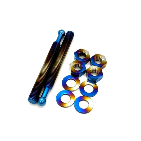 JDC Titanium Quik-Latch QL-38 Replacement Hood Pin Hardware Kit (Universal) - Graveyard Performance