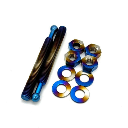 JDC Titanium Quik-Latch QL-38 Replacement Hood Pin Hardware Kit (Universal) - Graveyard Performance