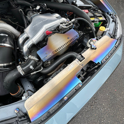JDC Titanium Radiator Cooling Shroud (15-21 WRX/STi) - Graveyard Performance