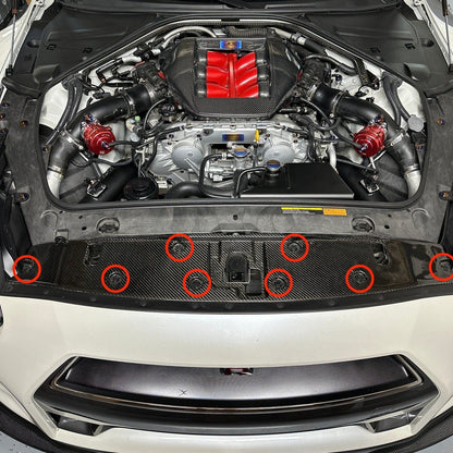 JDC Titanium Radiator Cooling Shroud Plastic Clip Replacement Kit | Nissan R35 GT-R