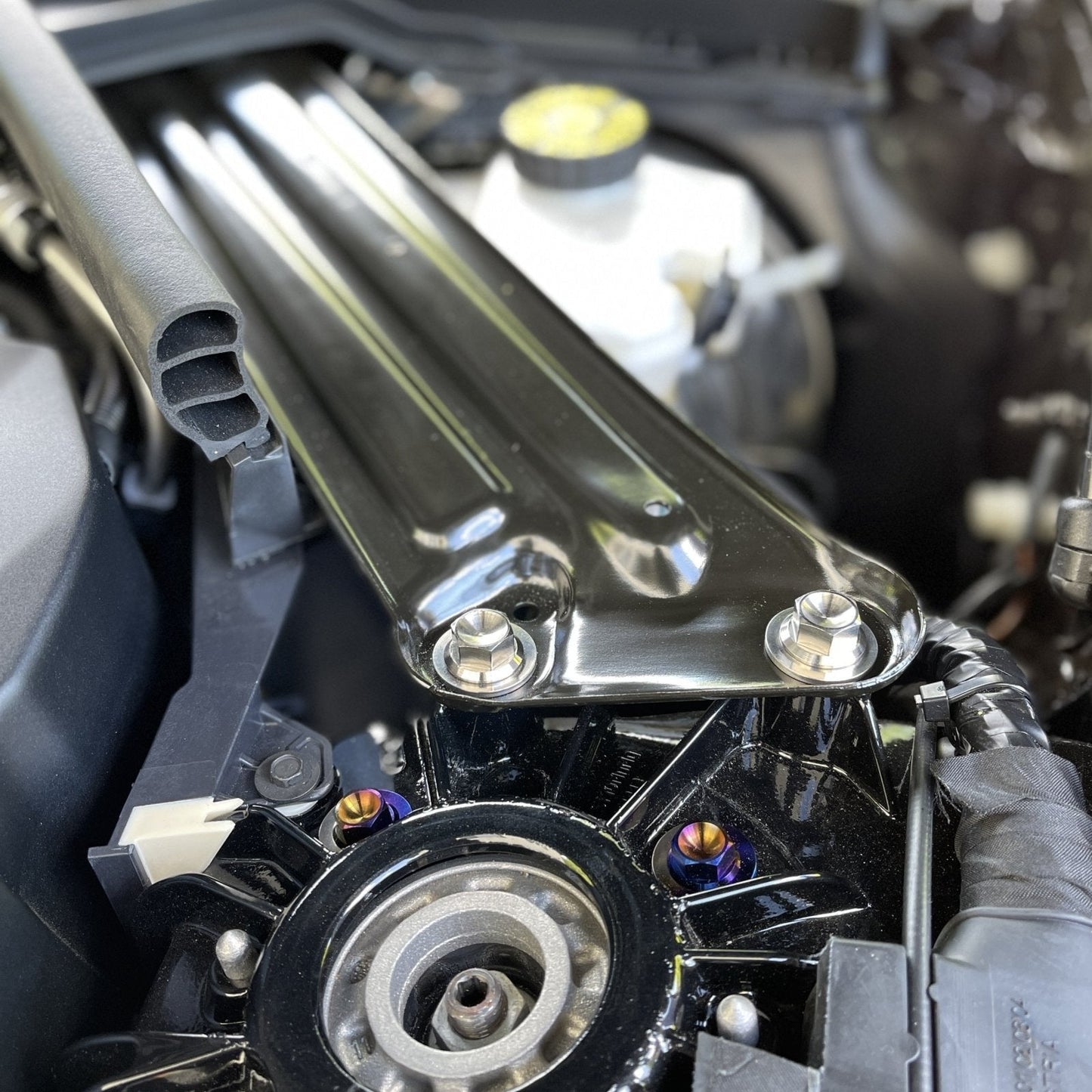JDC Titanium Rear Strut Brace Hardware Kit (MK5 Supra) - Graveyard Performance