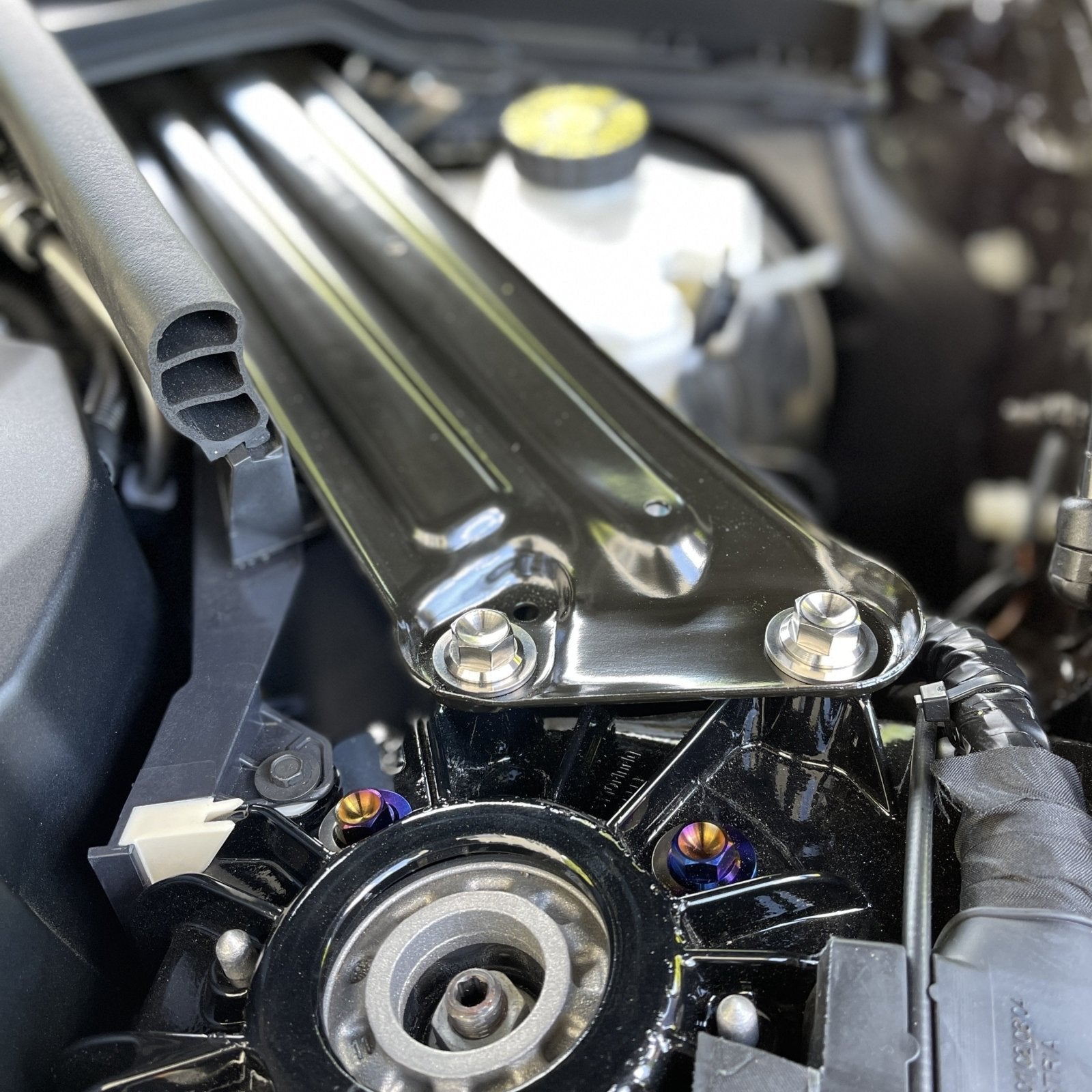 JDC Titanium Rear Strut Brace Hardware Kit (MK5 Supra) - Graveyard Performance