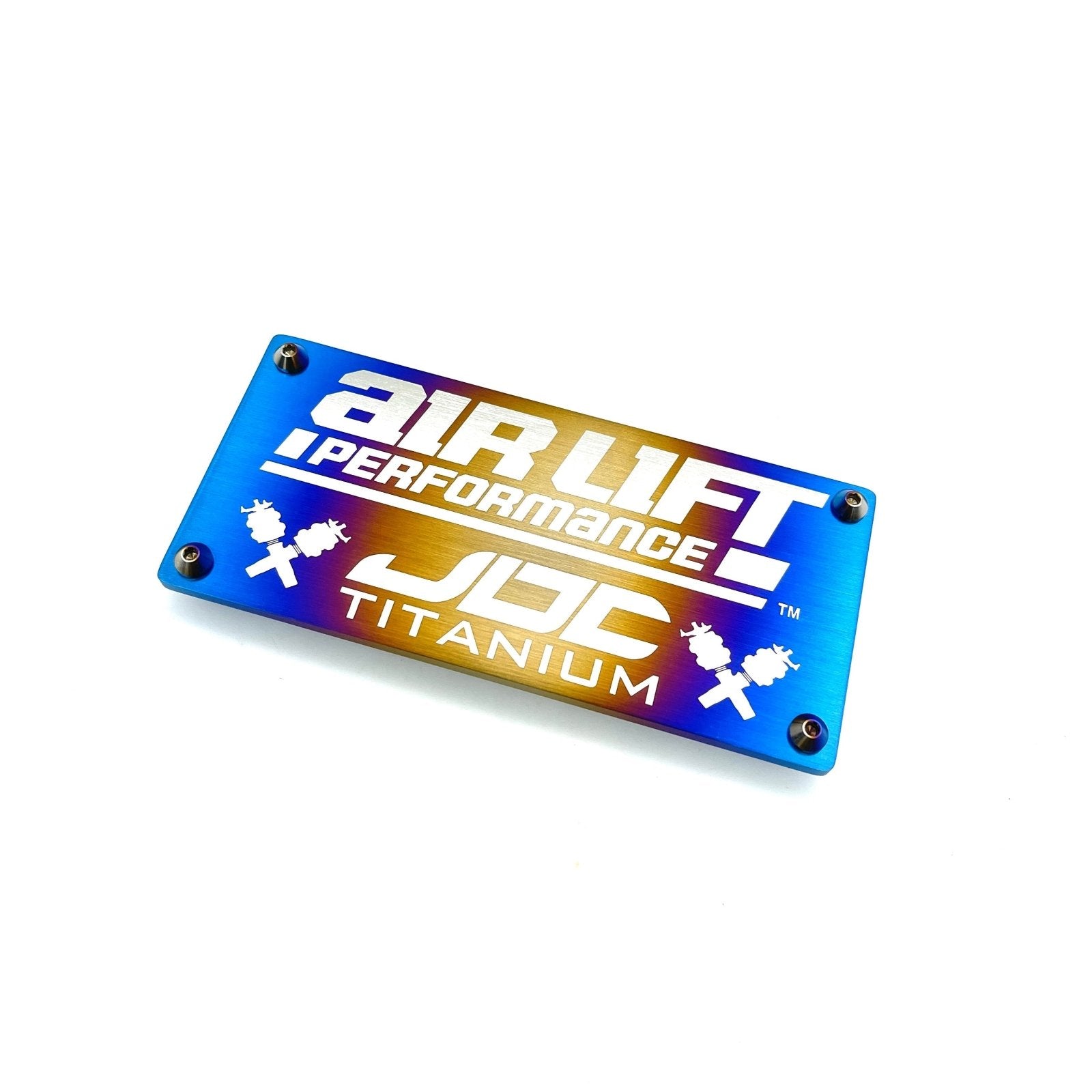 JDC Titanium Replacement Hardware for Air Lift 3P/3H Manifold Badge - Graveyard Performance