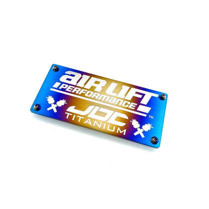 JDC Titanium Replacement Hardware for Air Lift 3P/3H Manifold Badge - Graveyard Performance