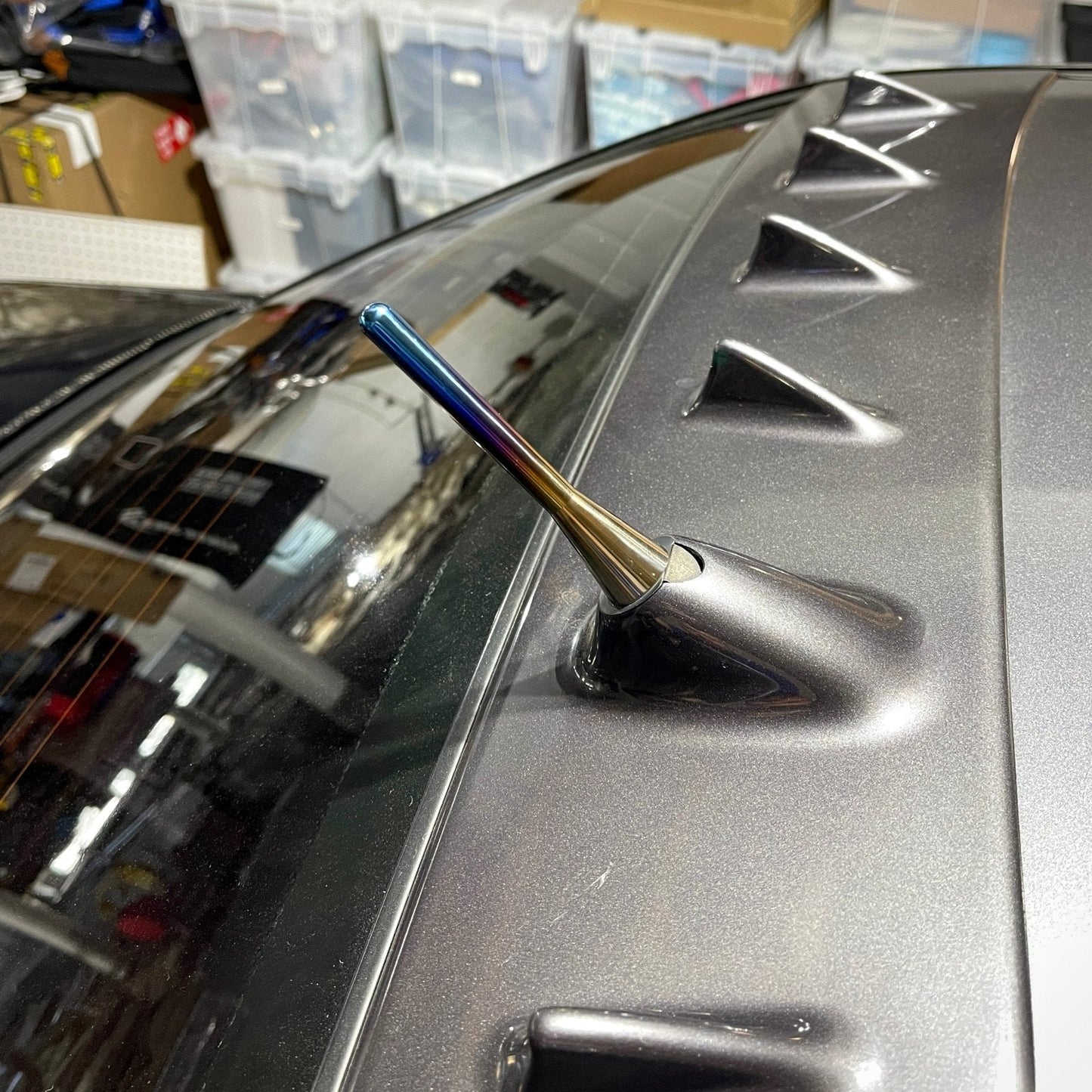 JDC Titanium Shorty Antenna (Multiple Fitments) - Graveyard Performance