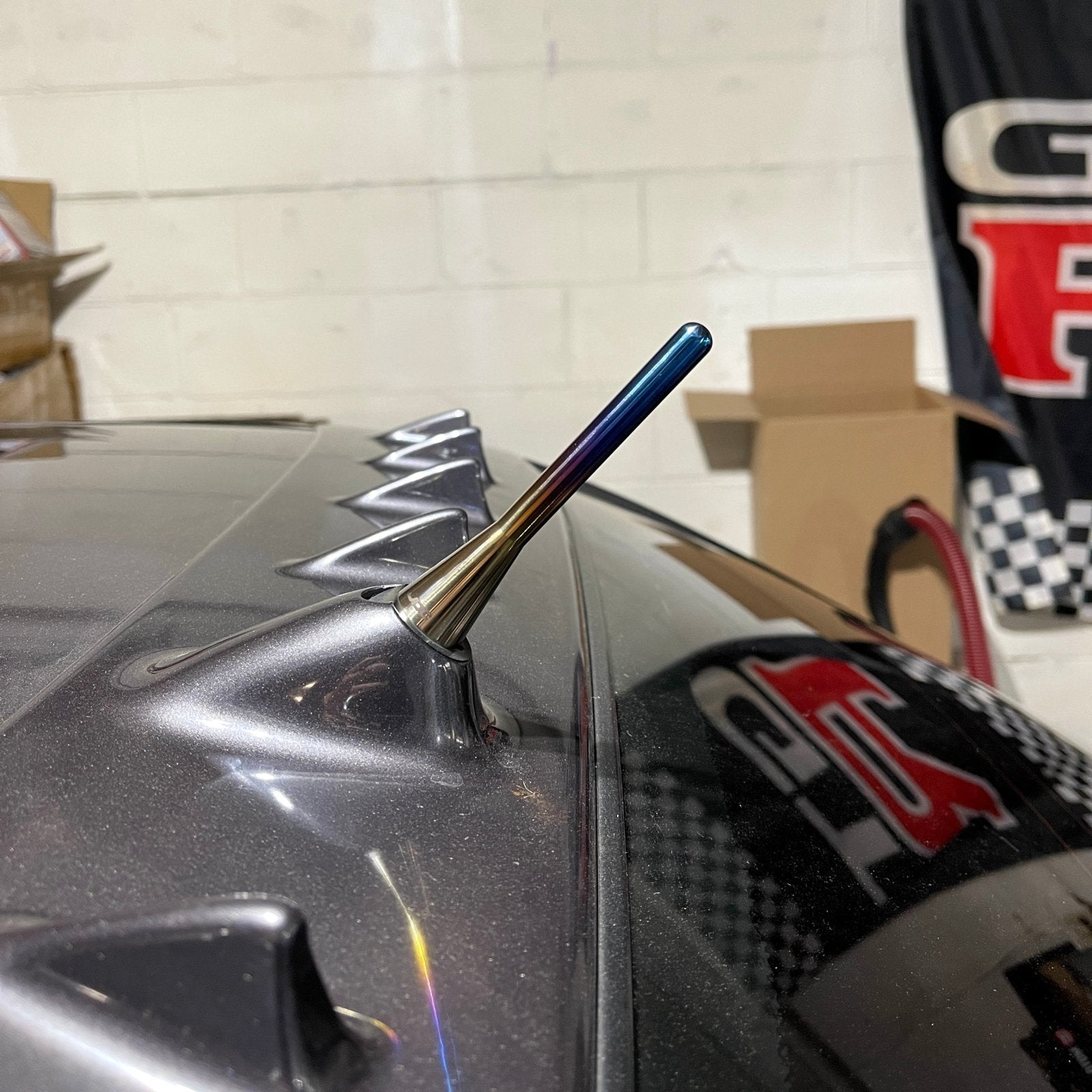 JDC Titanium Shorty Antenna (Multiple Fitments) - Graveyard Performance
