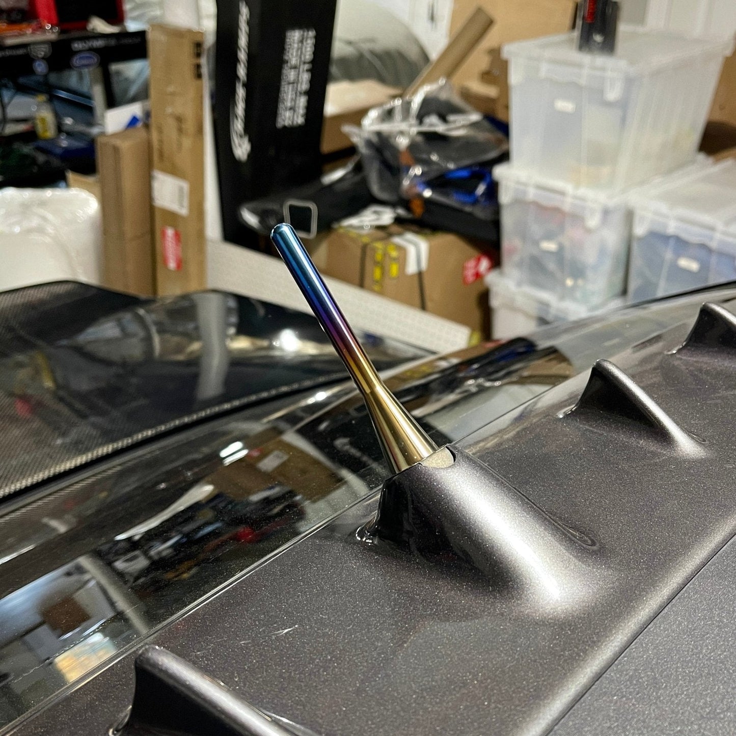 JDC Titanium Shorty Antenna (Multiple Fitments) - Graveyard Performance