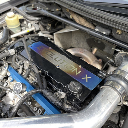 JDC Titanium Spark Plug Cover (Evo X) - Graveyard Performance