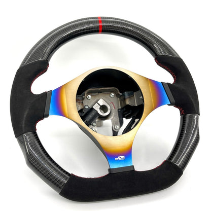JDC Titanium Steering Wheel Overlay (Evo 7/8/9) - Graveyard Performance