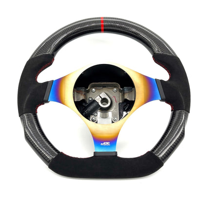 JDC Titanium Steering Wheel Overlay (Evo 7/8/9) - Graveyard Performance