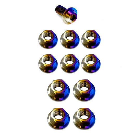 JDC Titanium Strut Tower Area Hardware Kit (Fiesta ST) - Graveyard Performance