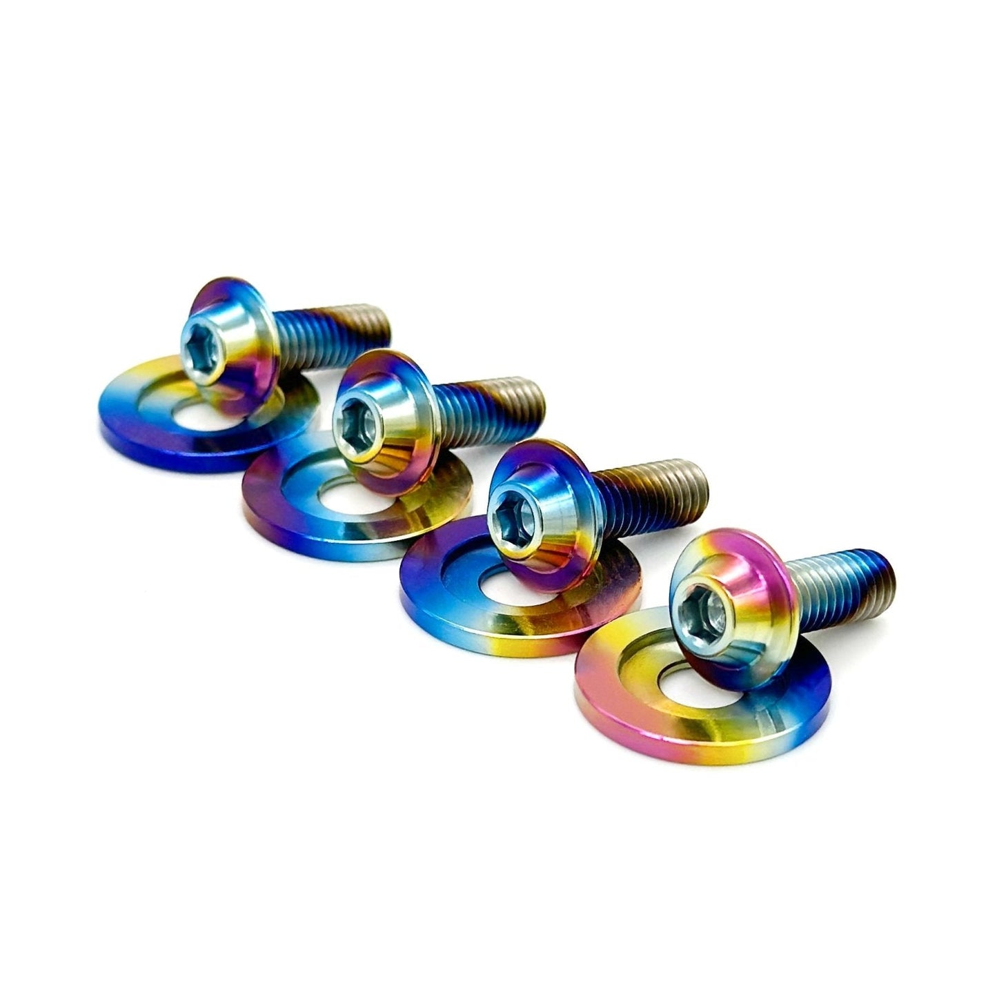 JDC Titanium Trunk Bracket Hardware Kit (Evo 7/8/9) - Graveyard Performance