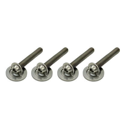 JDC Titanium Trunk Bracket Hardware Kit (Evo 7/8/9) - Graveyard Performance