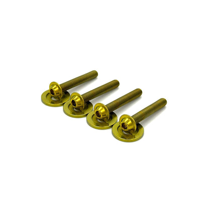 JDC Titanium Trunk Bracket Hardware Kit (Evo 7/8/9) - Graveyard Performance