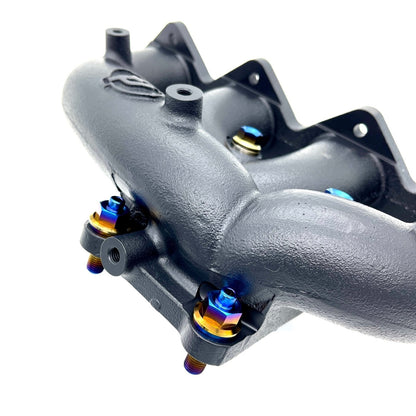 JDC Titanium Turbo to Manifold Hardware Kit for FP Manifolds (Evo 4-9/DSM) - Graveyard Performance