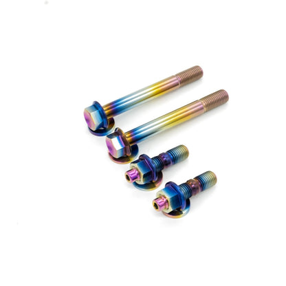 JDC Titanium Turbo to Manifold Hardware Kit for FP Manifolds (Evo 4-9/DSM) - Graveyard Performance