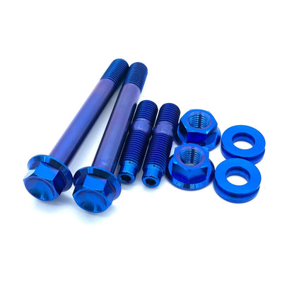JDC Titanium Turbo to Manifold Hardware Kit for FP Manifolds (Evo 4-9/DSM) - Graveyard Performance
