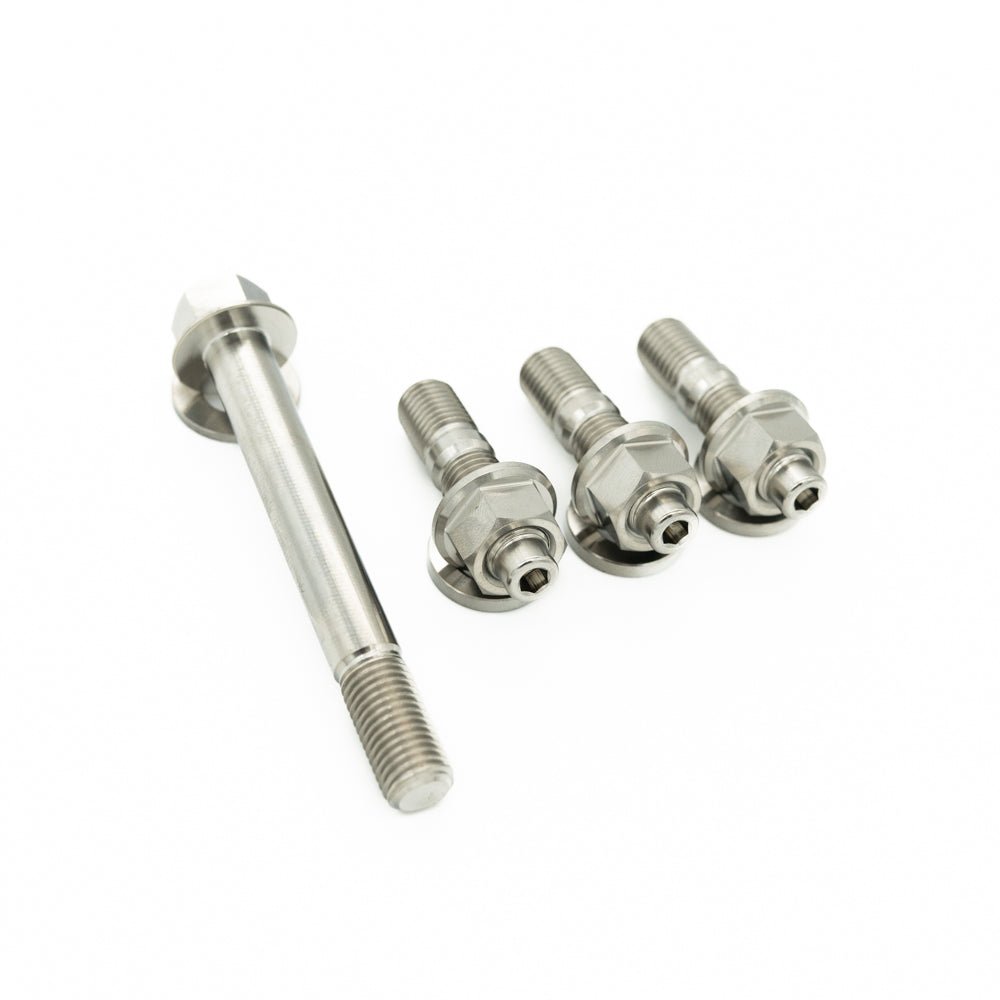 JDC Titanium Turbo to Manifold Hardware Kit for MAP Cast Investment Manifolds (Evo X) - Graveyard Performance