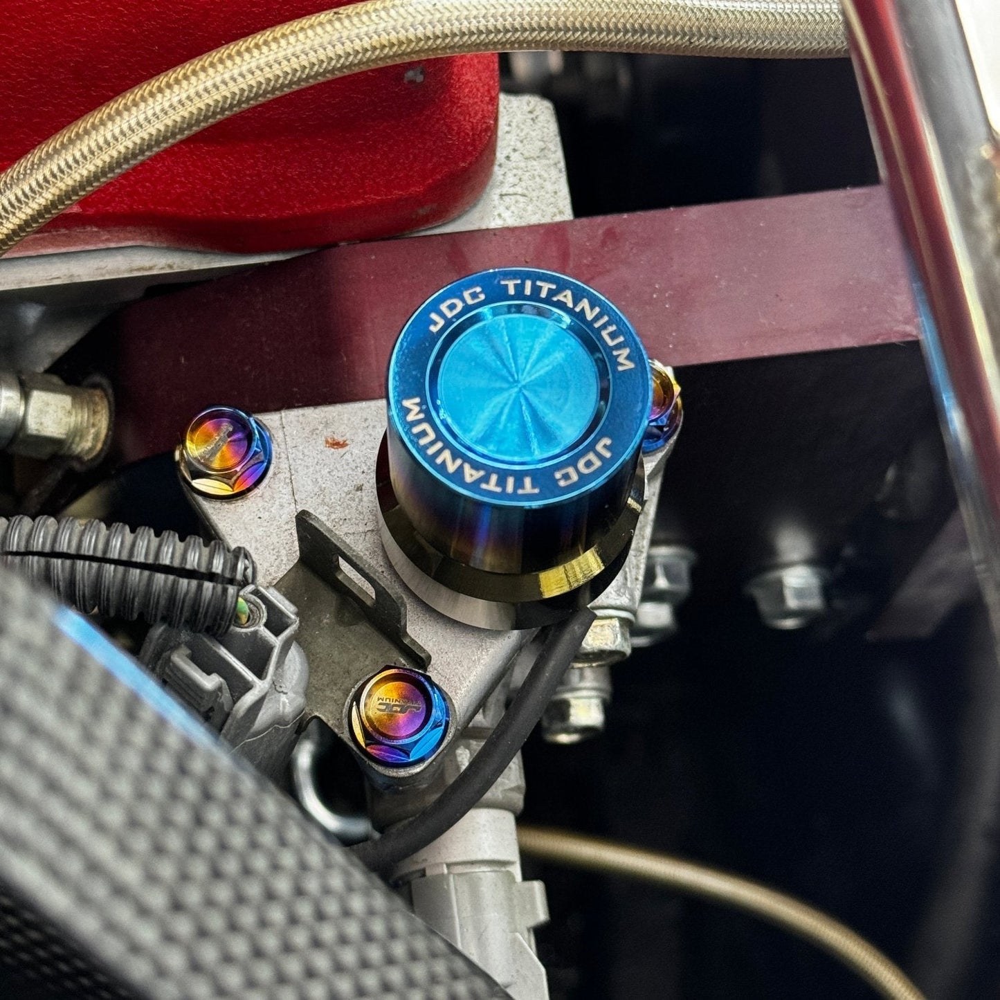 JDC Titanium V-TEC Solenoid Cover (Multiple Honda Applications) - Graveyard Performance