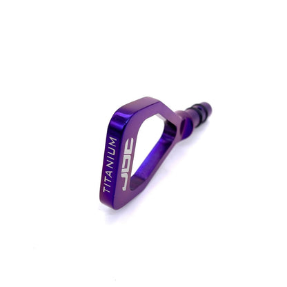 JDC Titanium V1 Oil Dipstick Handle (Evo 7/8/9/X/DSM) - Graveyard Performance