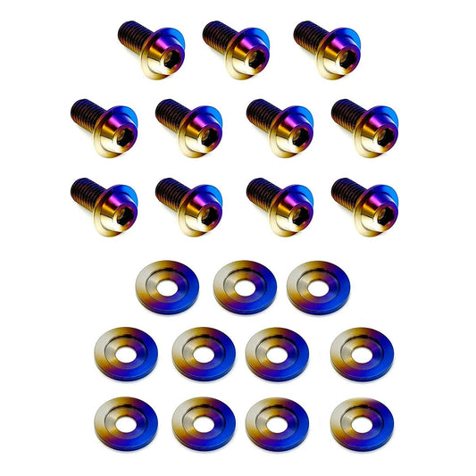 JDC Titanium Valve Cover Hardware Kit (NA Miata) - Graveyard Performance