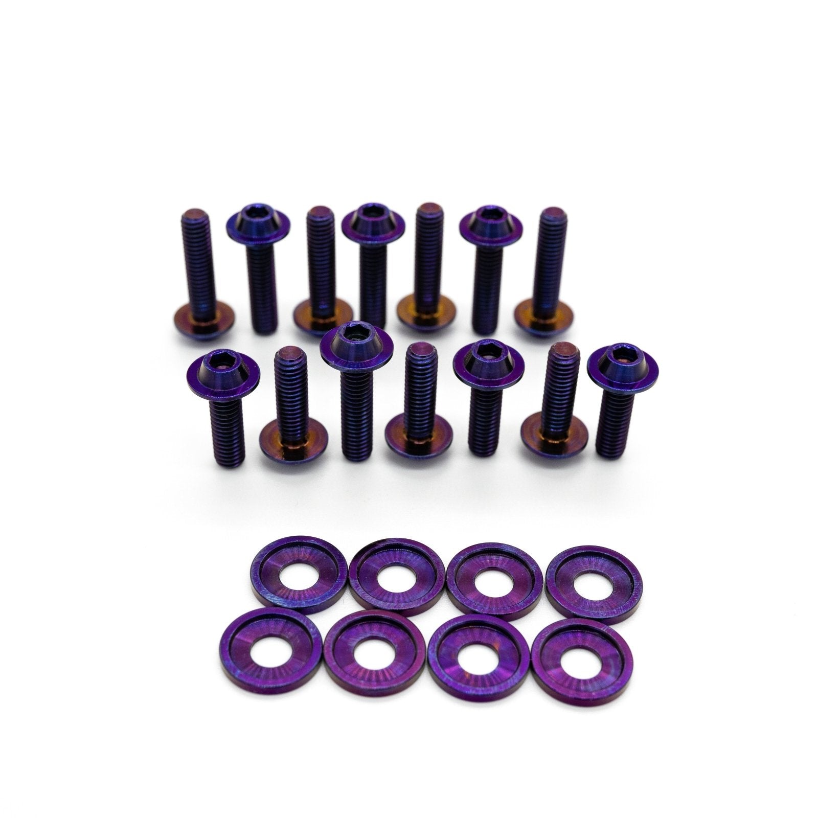 JDC Titanium Valve Cover Hardware Replacement Kit (1G/2G DSM) - Graveyard Performance