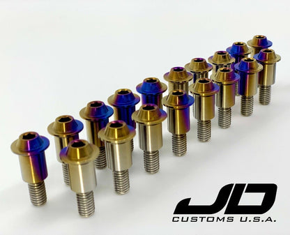 JDC Titanium Valve Cover Hardware Replacement Kit (Evo X) - Graveyard Performance