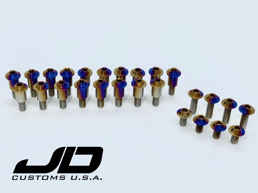JDC Titanium Valve Cover Hardware Replacement Kit (Evo X) - Graveyard Performance