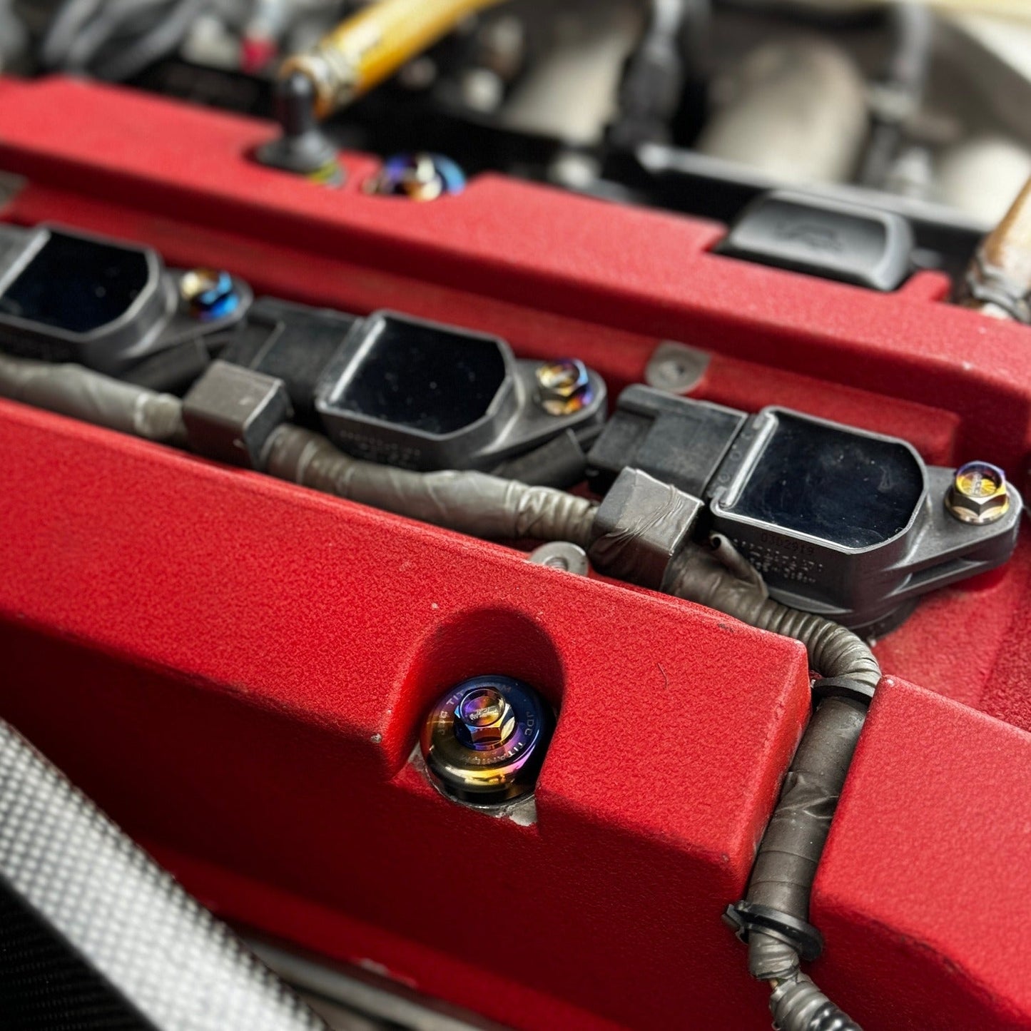 JDC Titanium Valve Cover Hardware Replacement Kit (Honda S2000) - Graveyard Performance
