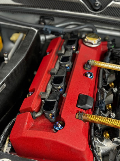 JDC Titanium Valve Cover Hardware Replacement Kit (Honda S2000) - Graveyard Performance