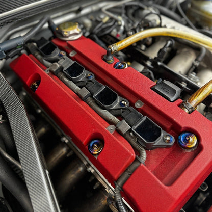JDC Titanium Valve Cover Hardware Replacement Kit (Honda S2000) - Graveyard Performance