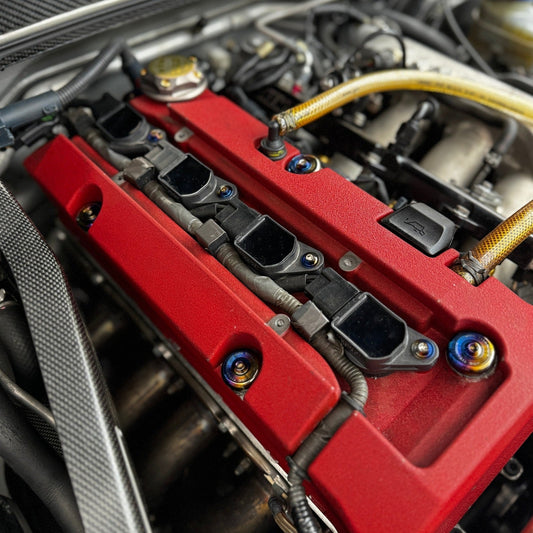 JDC Titanium Valve Cover Hardware Replacement Kit (Honda S2000) - Graveyard Performance