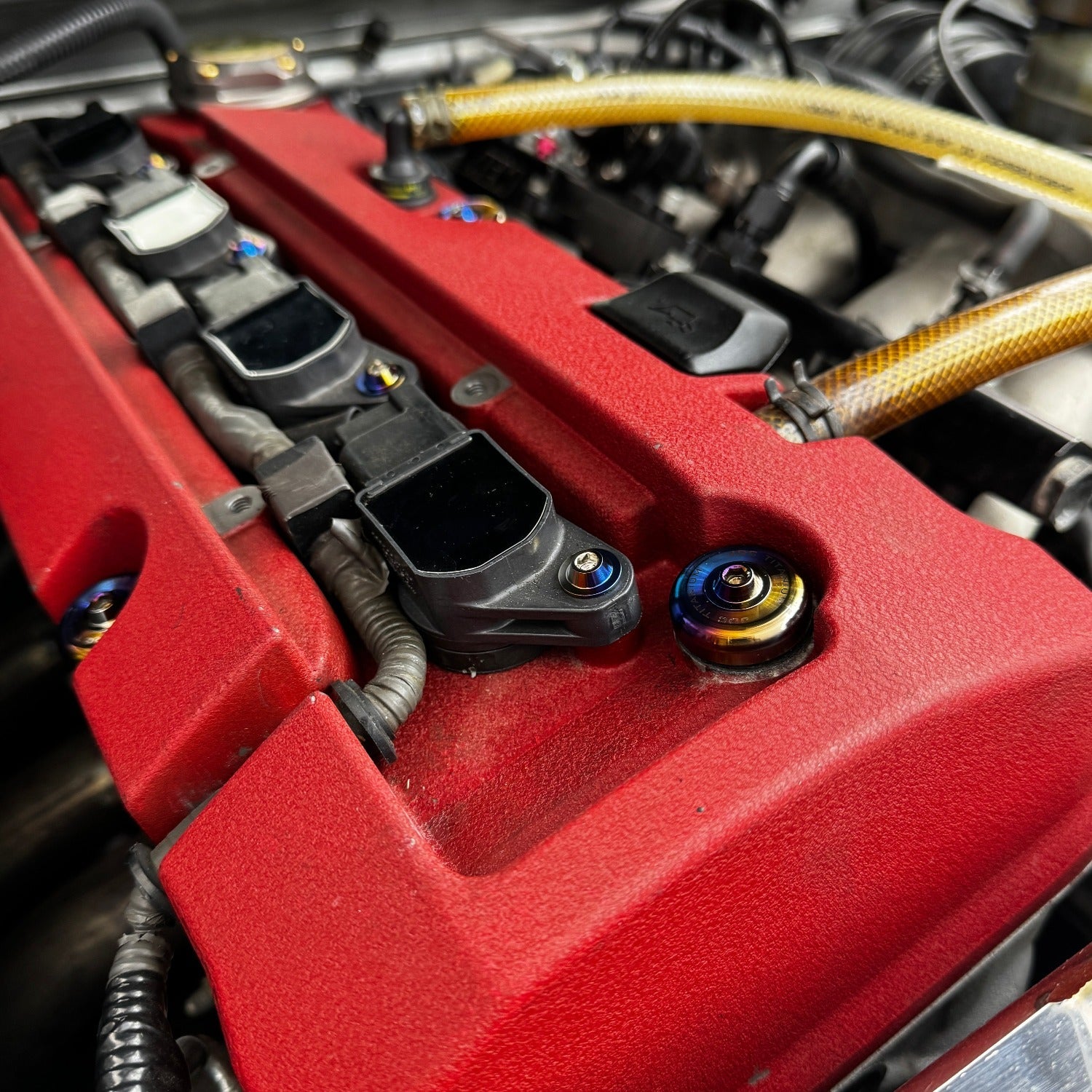 JDC Titanium Valve Cover Hardware Replacement Kit (Honda S2000) - Graveyard Performance