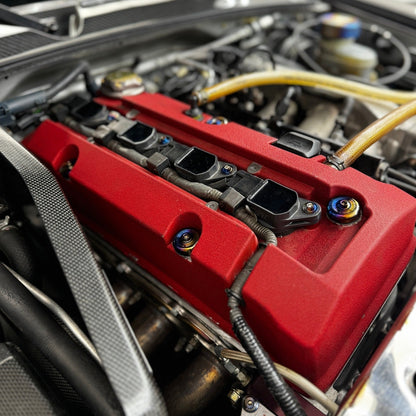 JDC Titanium Valve Cover Hardware Replacement Kit (Honda S2000) - Graveyard Performance