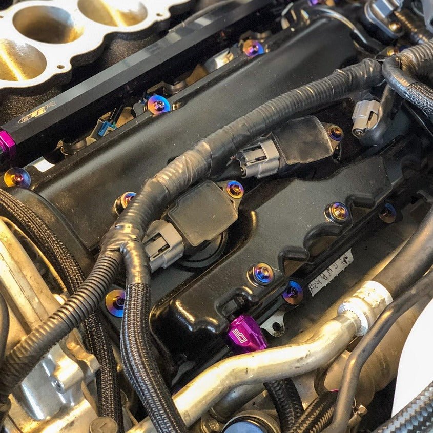 JDC Titanium Valve Cover Hardware Replacement Kit (R35 GT-R) - Graveyard Performance