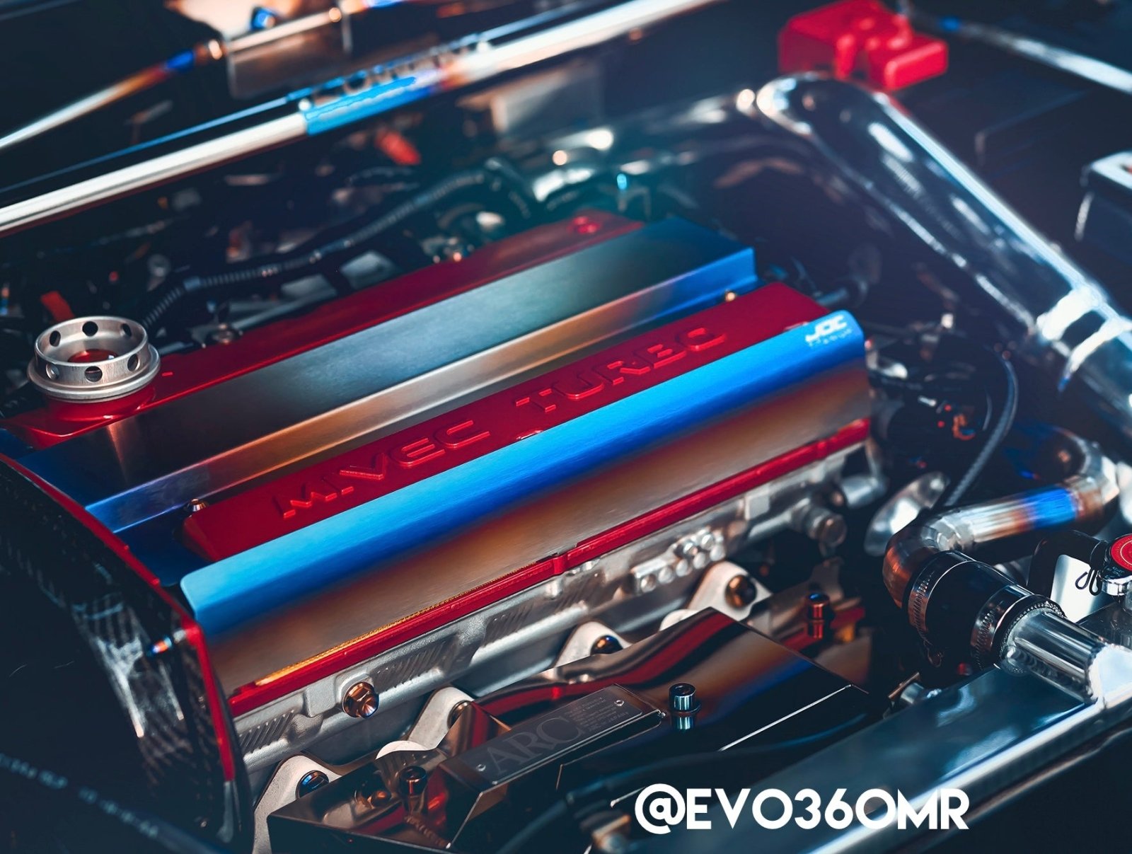 JDC Titanium Valve Cover Heat Shield (Evo 4-9) - Graveyard Performance
