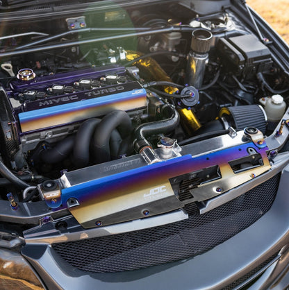 JDC Titanium Valve Cover Heat Shield (Evo 4-9) - Graveyard Performance