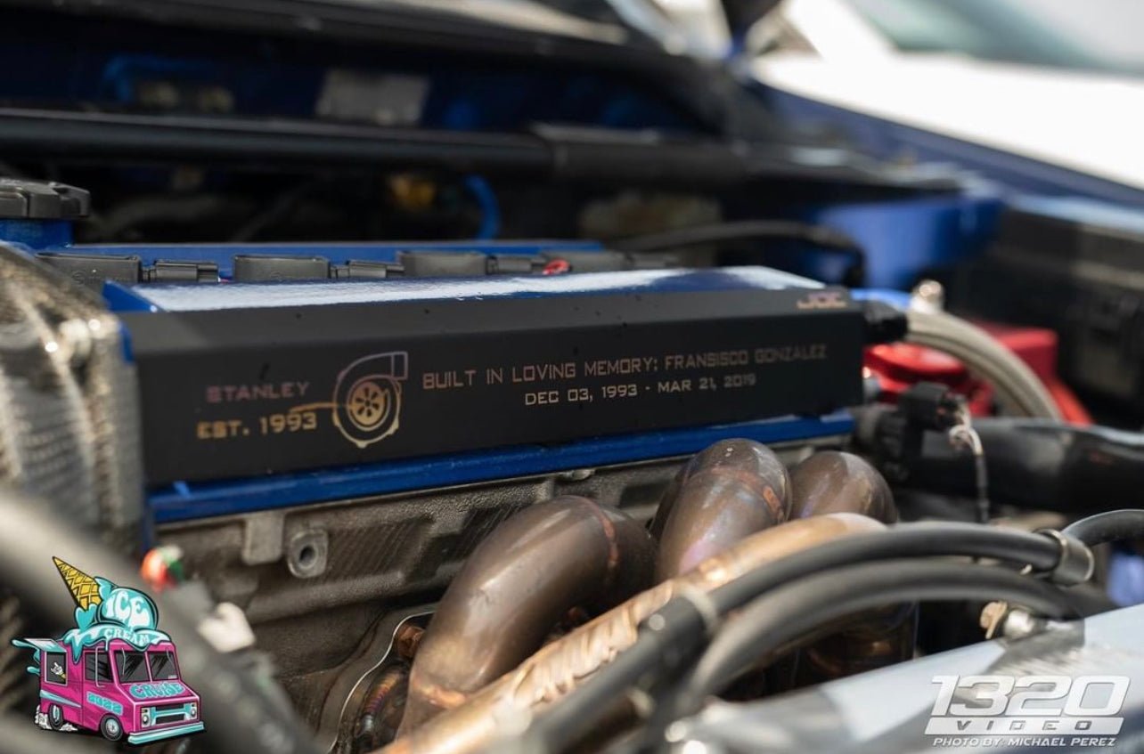 JDC Titanium Valve Cover Heat Shield (Evo 4-9) - Graveyard Performance