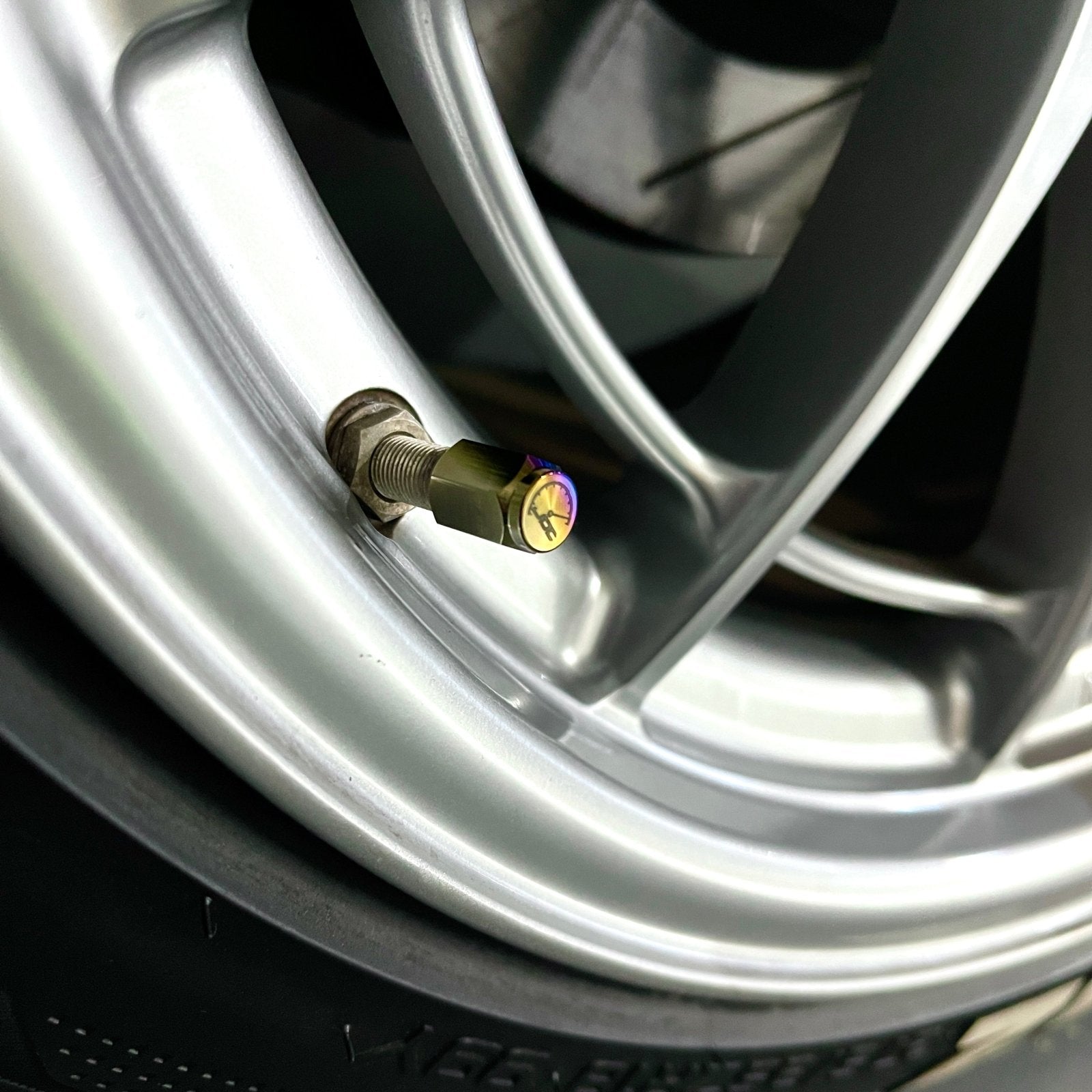 JDC Titanium Valve Stem Caps - Graveyard Performance