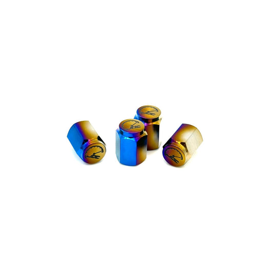 JDC Titanium Valve Stem Caps - Graveyard Performance