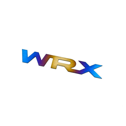 JDC Titanium "WRX" Trunk Badge (15+ WRX) - Graveyard Performance