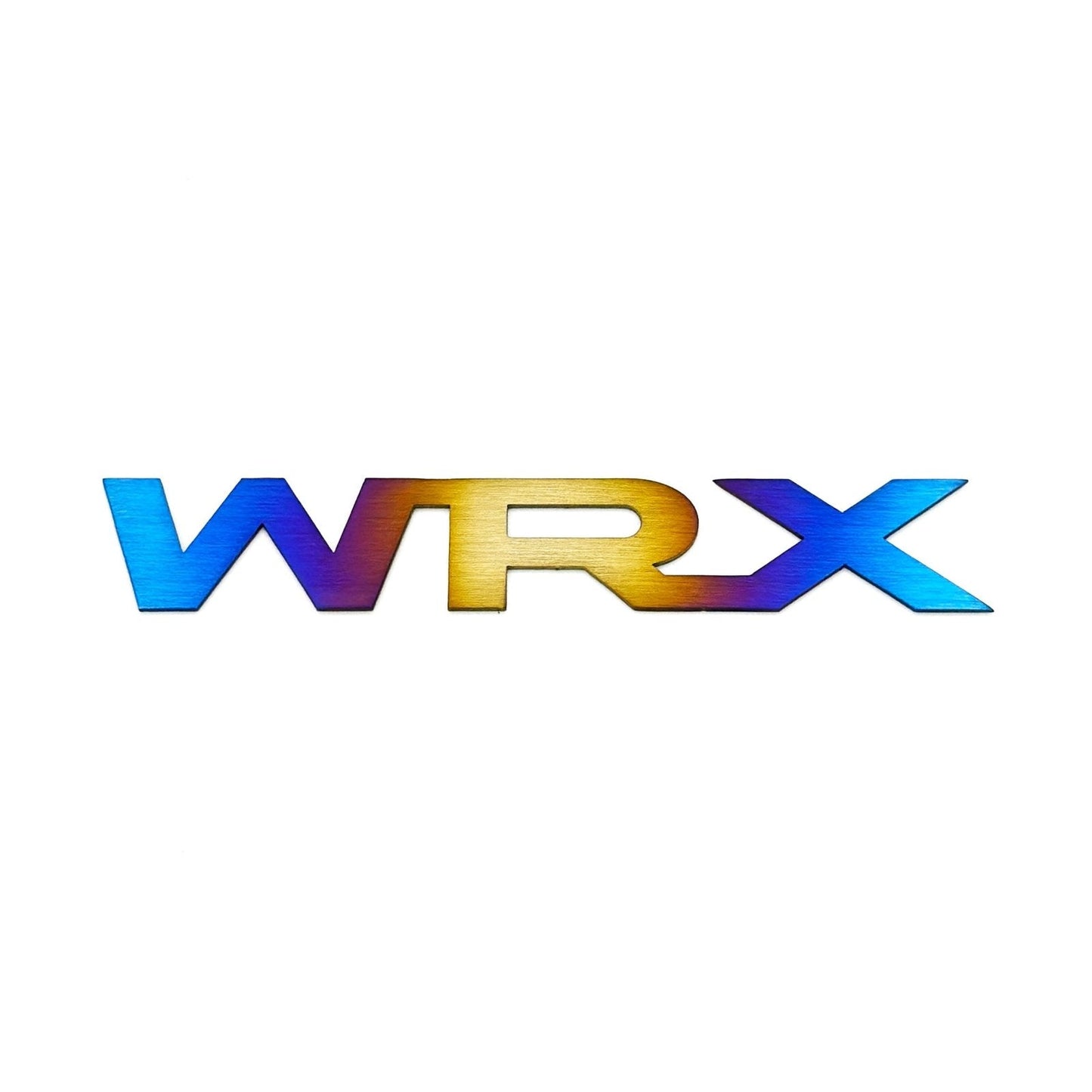JDC Titanium "WRX" Trunk Badge (15+ WRX) - Graveyard Performance