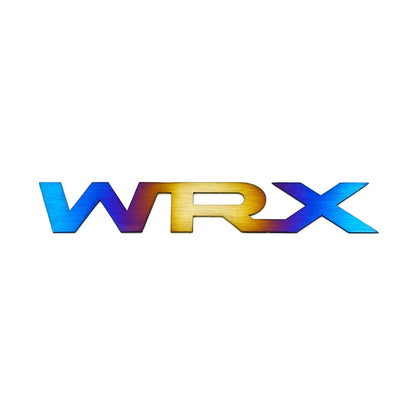 JDC Titanium "WRX" Trunk Badge (15+ WRX) - Graveyard Performance