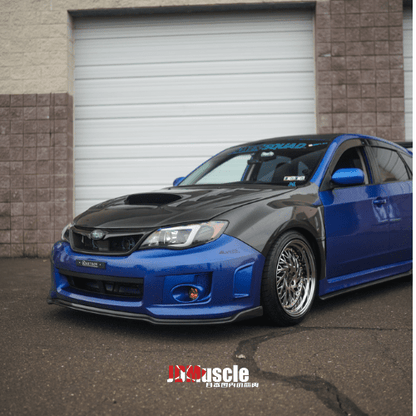 JDMuscle [08-14 STI / 11-14 WRX GRB/GVB] Tanso Carbon Fiber/FRP OE Style Fenders - Graveyard Performance
